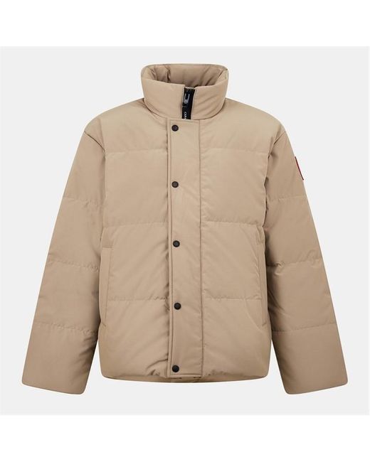 Canada Goose Natural Bayview Down Water Resistant Short Puffer Jacket for men