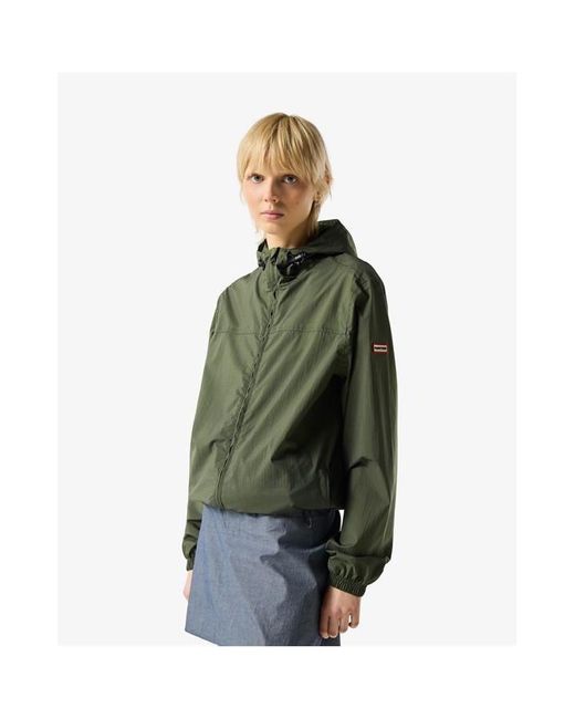 Hunter Green Packable Rain Adults Jacket
