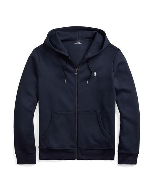Polo Ralph Lauren Blue Full-Zip Tech Hoodie for men