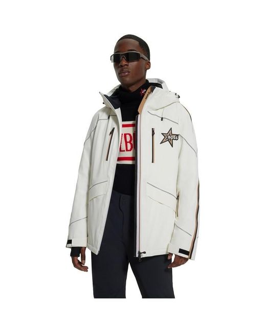 Boss Gray Technical Ski Jacket for men