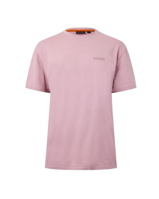 Napapijri Pink Napa Yourte Ss Tee Sn64 for men