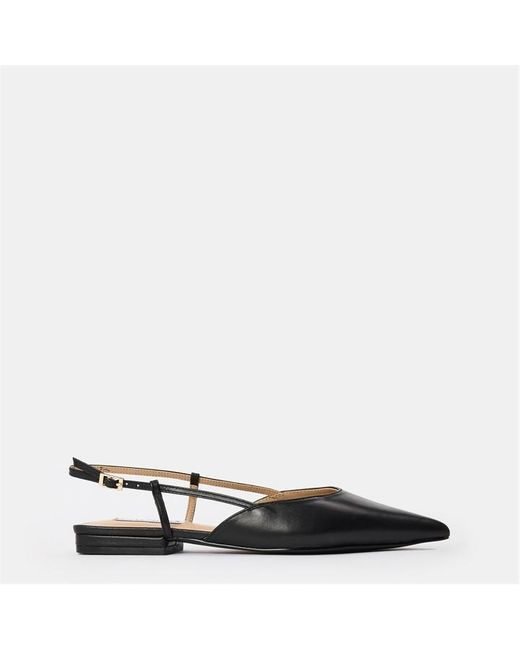Steve Madden Black Spencer Flat Sandals