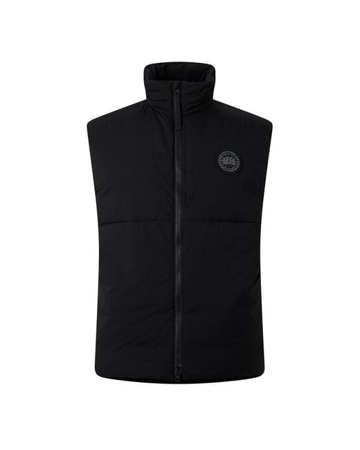 Canada Goose Black Canada Lodge Vest Sn64 for men
