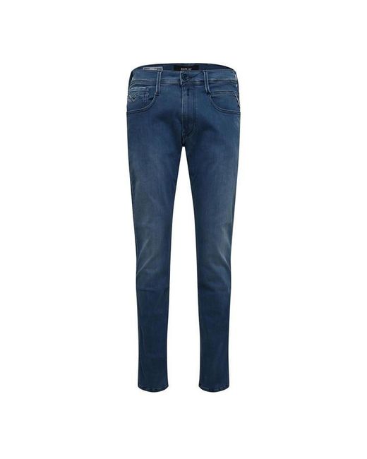 Replay Blue Anbass Slim-Fit Jeans for men