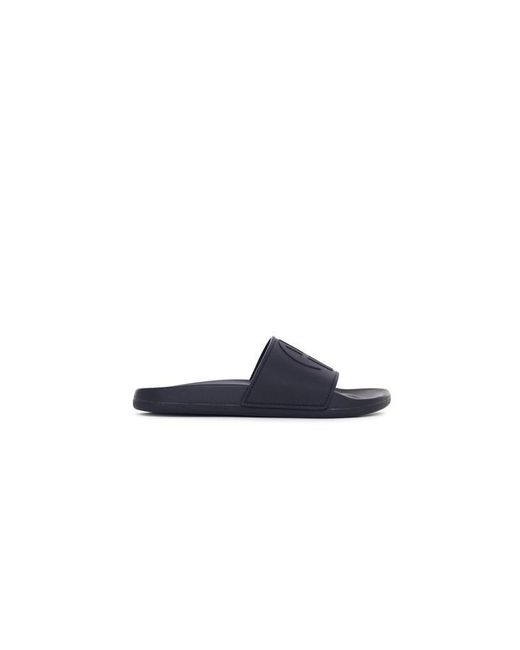 Anine Bing Blue Isla Pool Sliders