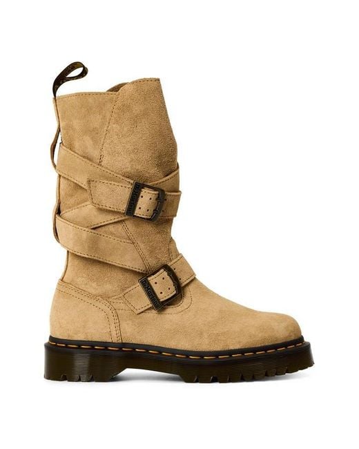 Dr. Martens Brown Anistone Suede High Boots