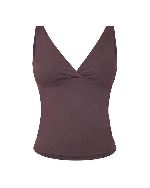 Tala Purple Dayflex V Neck Vest Longer Length