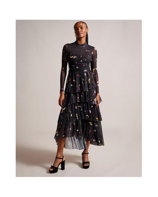 Ted Baker S Marande Dress Black M