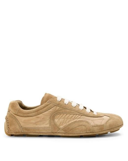 Prada Brown Monte Carlo Low-Top Trainers