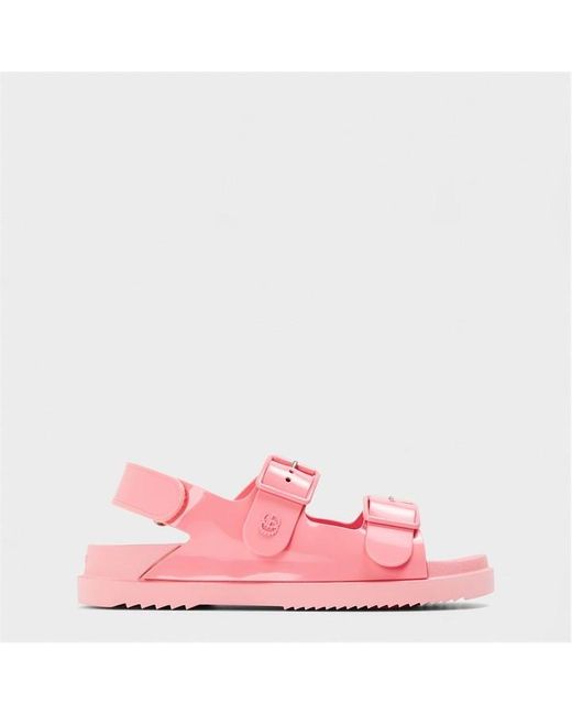 Gucci Pink Flat Sandals