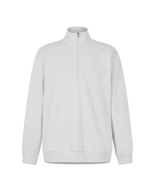 lululemon athletica White Steady State 1/4 Zip Fleece for men