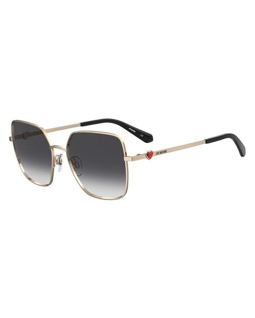 Moschino Black Accessories Moscsun Rectangular