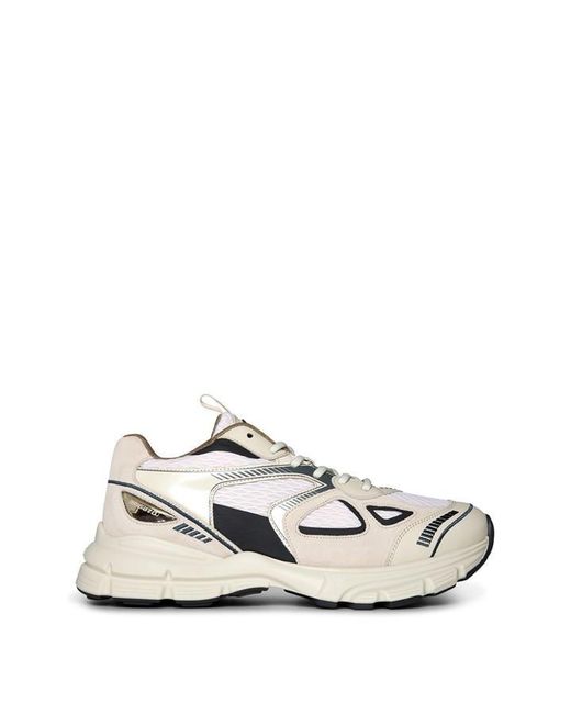 Axel Arigato White Marathon Leather And Mesh Trainers