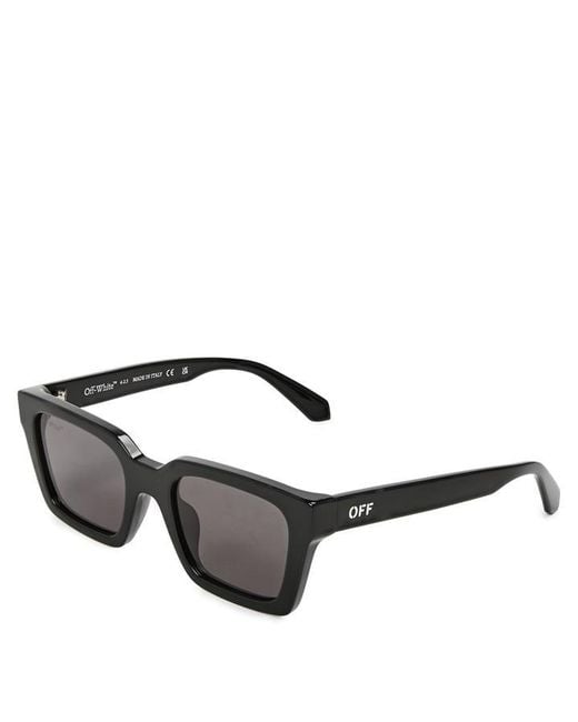 Off-White c/o Virgil Abloh Gray Square Sunglasses