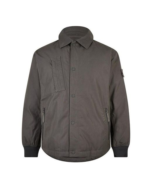 Stone Island Gray Ghost Ventile Real Down Jacket for men