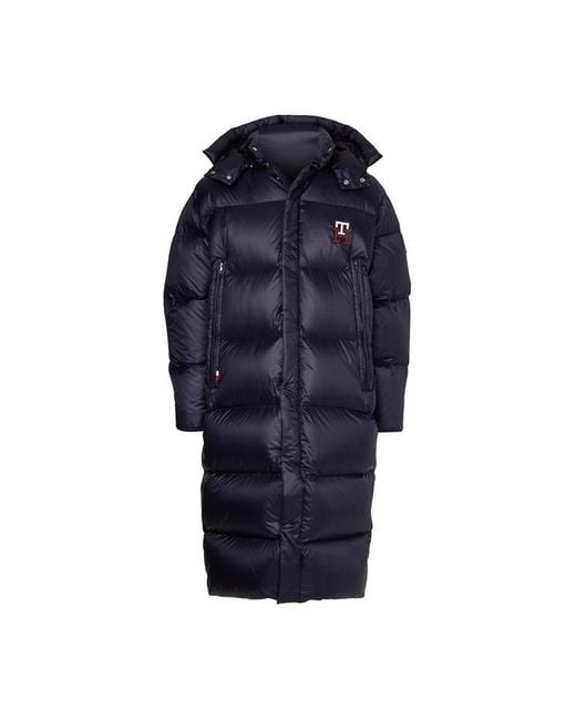 Tommy Hilfiger Blue Zero Gravity Down Maxi Parka for men