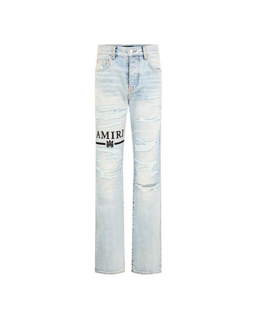 Amiri Blue Workman Straight Leg Jeans for men