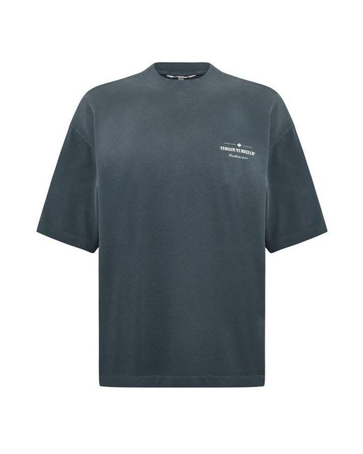 The Couture Club Black Oversized T-Shirt for men