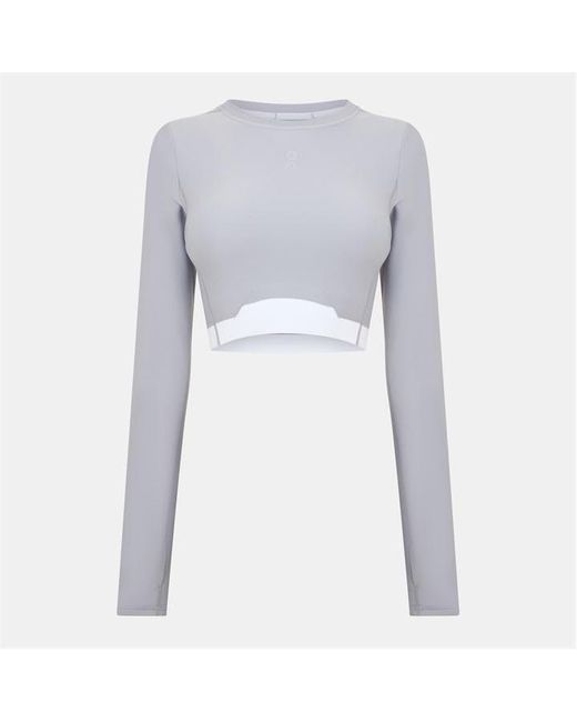On Shoes Blue Lg-Sleeve Performance T-Shirt