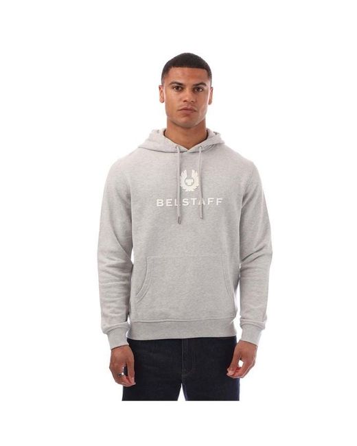 Belstaff Gray Signature Hoodie for men