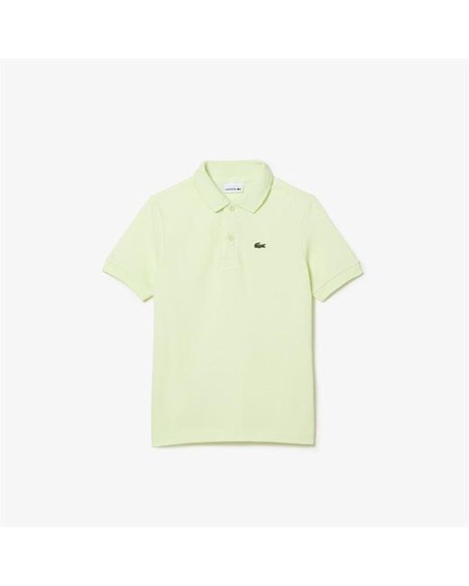 Lacoste Yellow Classic Petit Pique Polo Shirt for men