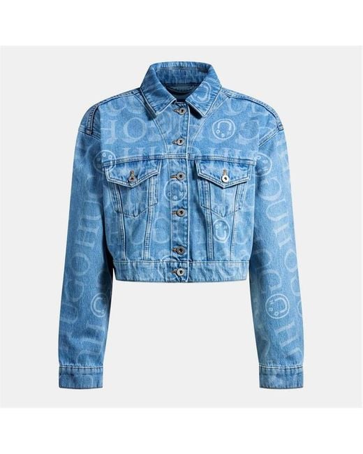HUGO Blue Galatea Structured Denim Jacket