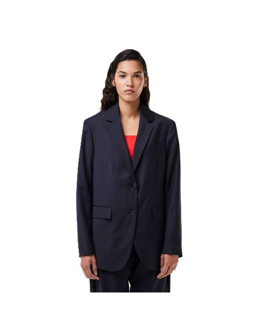 Lacoste Blue Tailored Fit Blazer for men