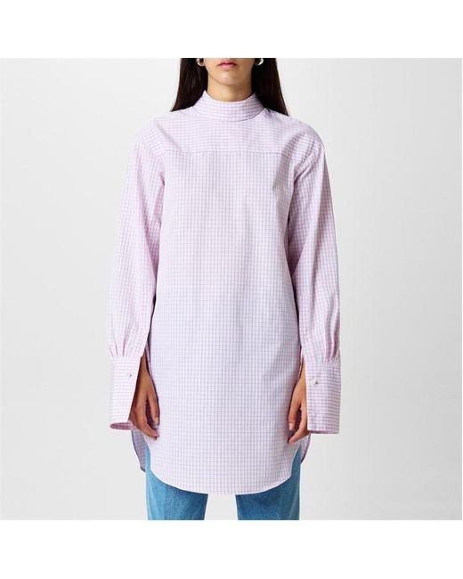 Dries Van Noten Purple Long Sleeve Shirt