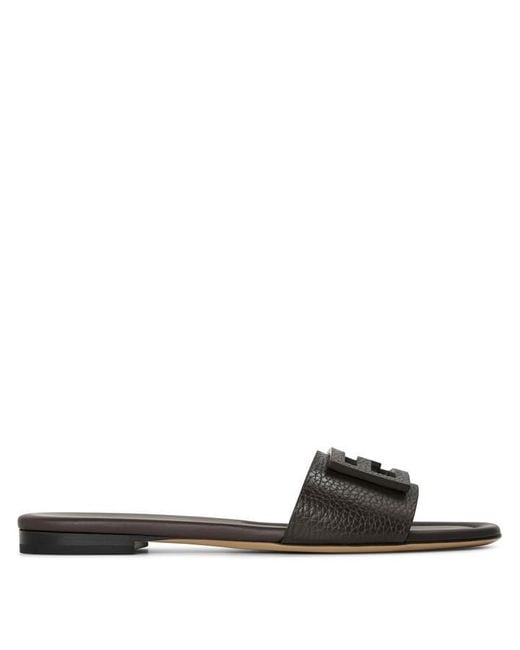 Fendi Black Slides Ld64