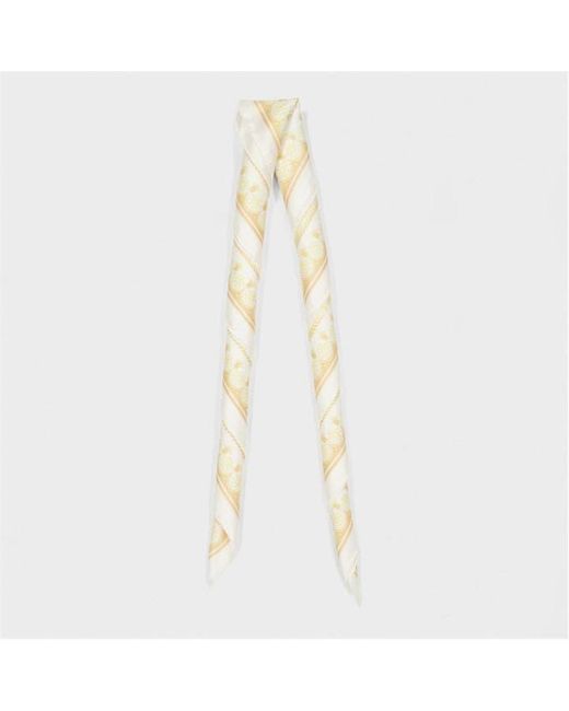 Versace Yellow Silk Scarf