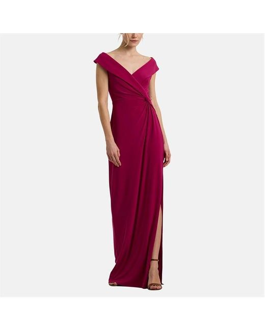 Ralph Lauren Red Leonidas Gown