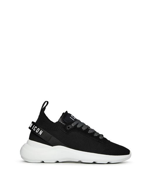 DSquared² Black Sock Low Top Trainer for men