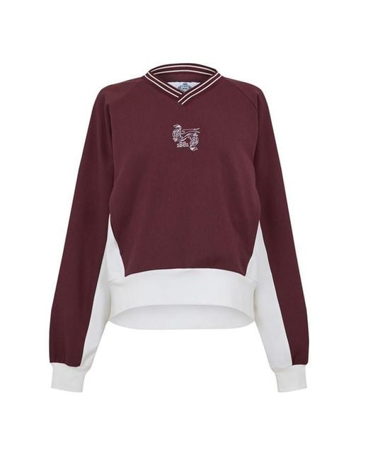 Slazenger 1881 Purple Off-Court Afterplay Pullover