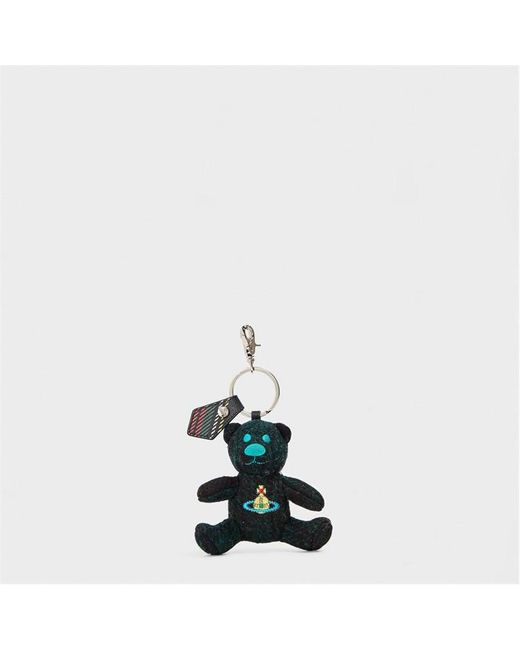 Vivienne Westwood Multicolor Viv Teddy Bear Metal Keyring