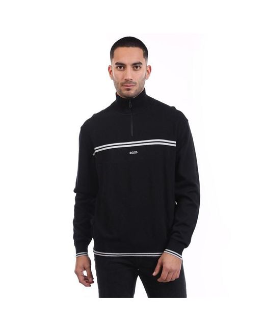 Boss Black K Zone Quarter-Zip Sweater for men