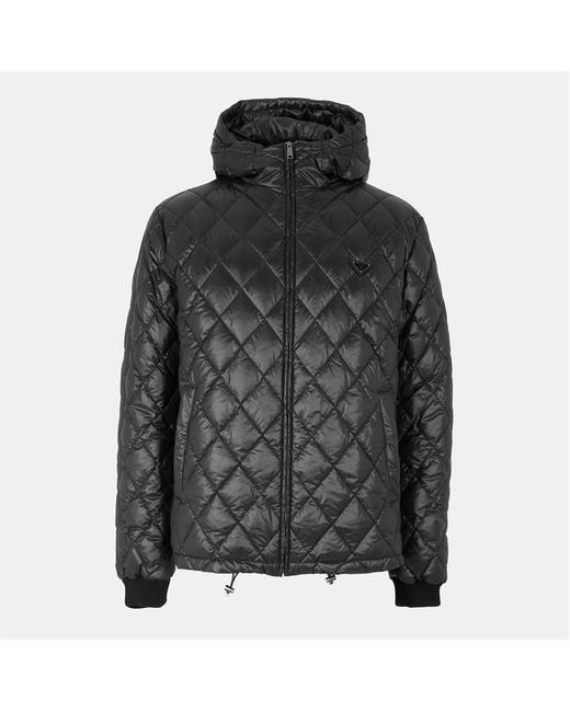 Prada Black Quilted Short Puffer Jacket for men