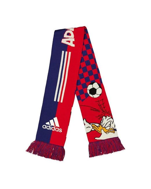 BRAIN DEAD X ADIDAS Red Midweight Scarf for men