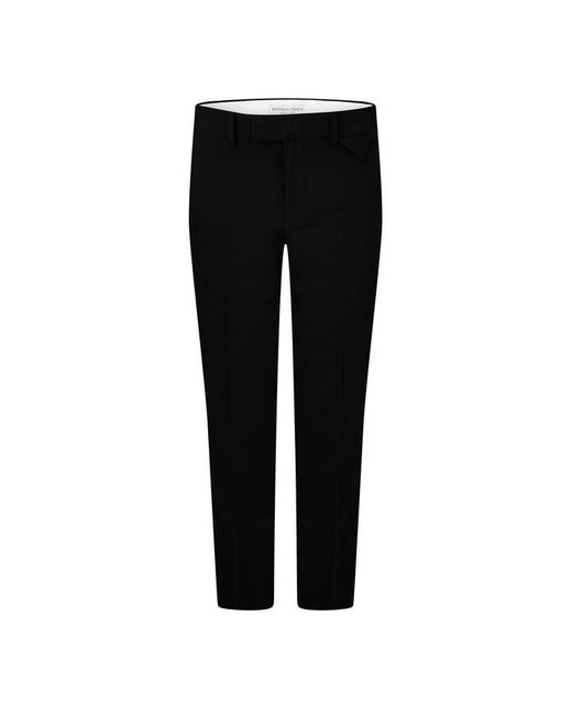 Bottega Veneta Black Straight Leg Trousers