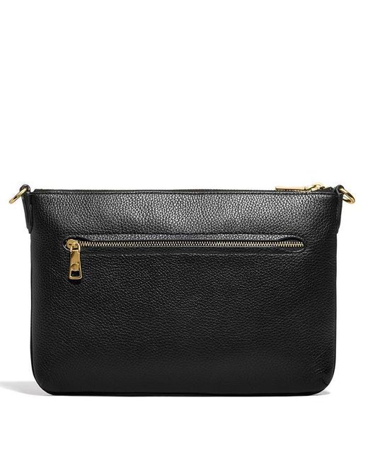 COACH Black Polly Zip Crossbody Bag