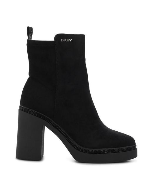 DKNY Black Telsi Platform Boots