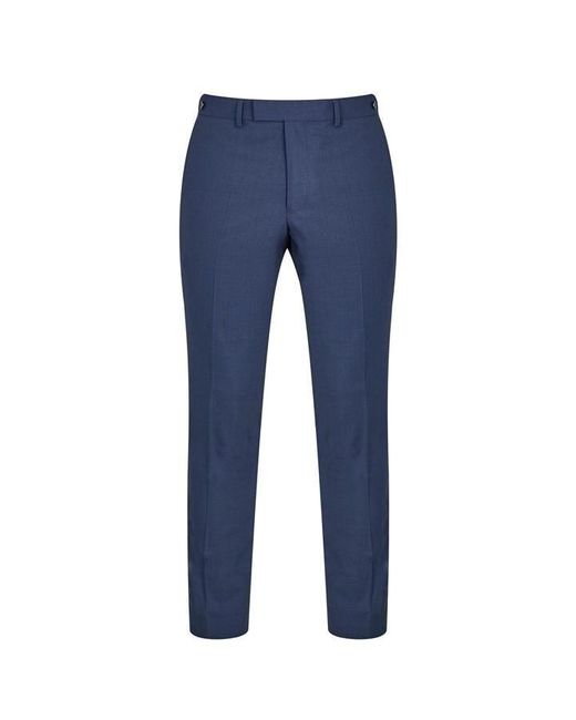 Richard James Blue Wilder Navy Tailored Fit Suit Trousers for men