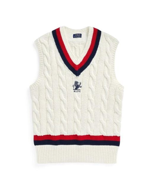 Red polo sweater vest store