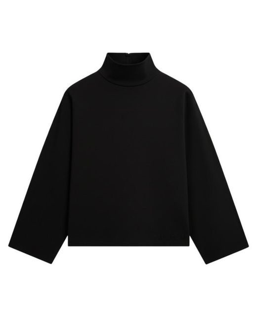 Ted Baker Black Funnel Neck Sweatshirt