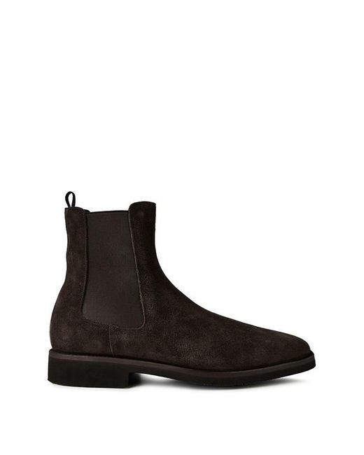 Tom Ford Brown Tf Suede Chelsea Sn44 for men