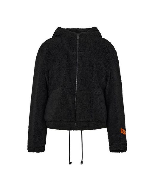 Heron Preston Black Fleece Hood Jacket for men