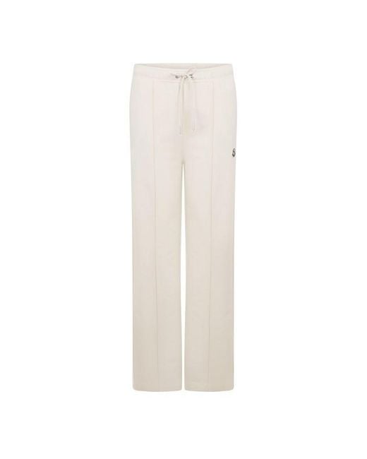 Moncler White Wide Leg Trousers