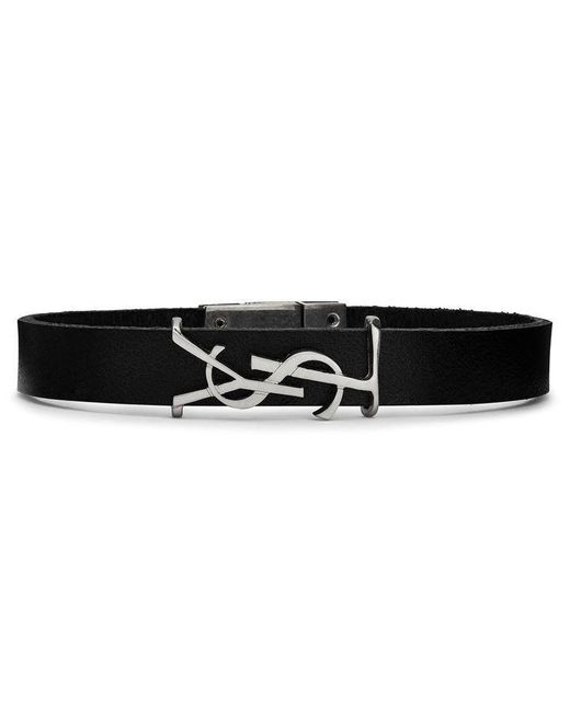 Saint Laurent Black Opyum Cassandre Bracelet
