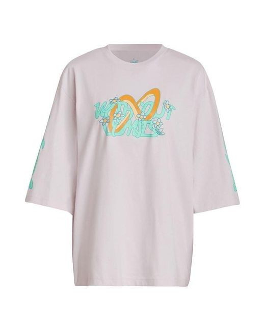 Adidas Originals Pink Ls Tee Ld99