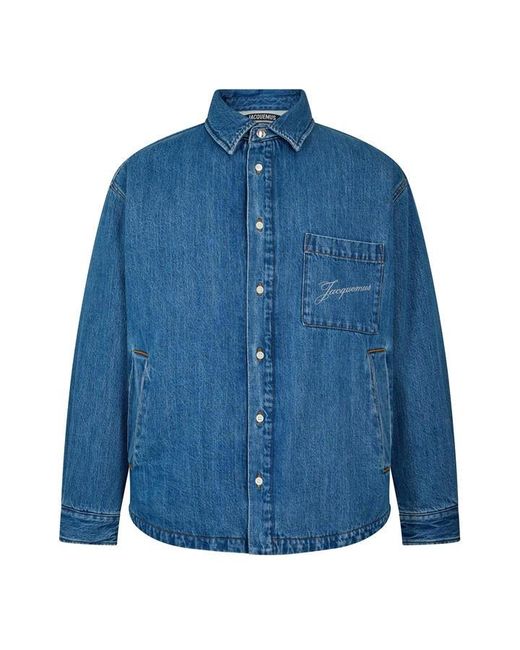 Jacquemus Blue Overshirt for men
