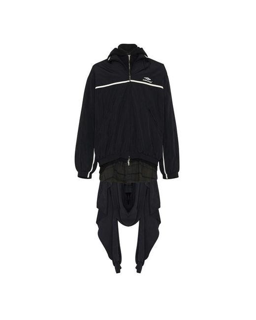 Balenciaga Black Bal Tracksuit Jacket Sn42 for men